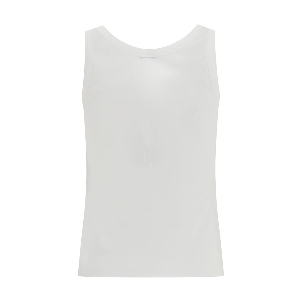 White Cotton Tank Tops