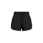 Black Recycled Polyamide Bermuda Shorts