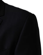 Black MARTINI Single Breasted Jacket Blazer