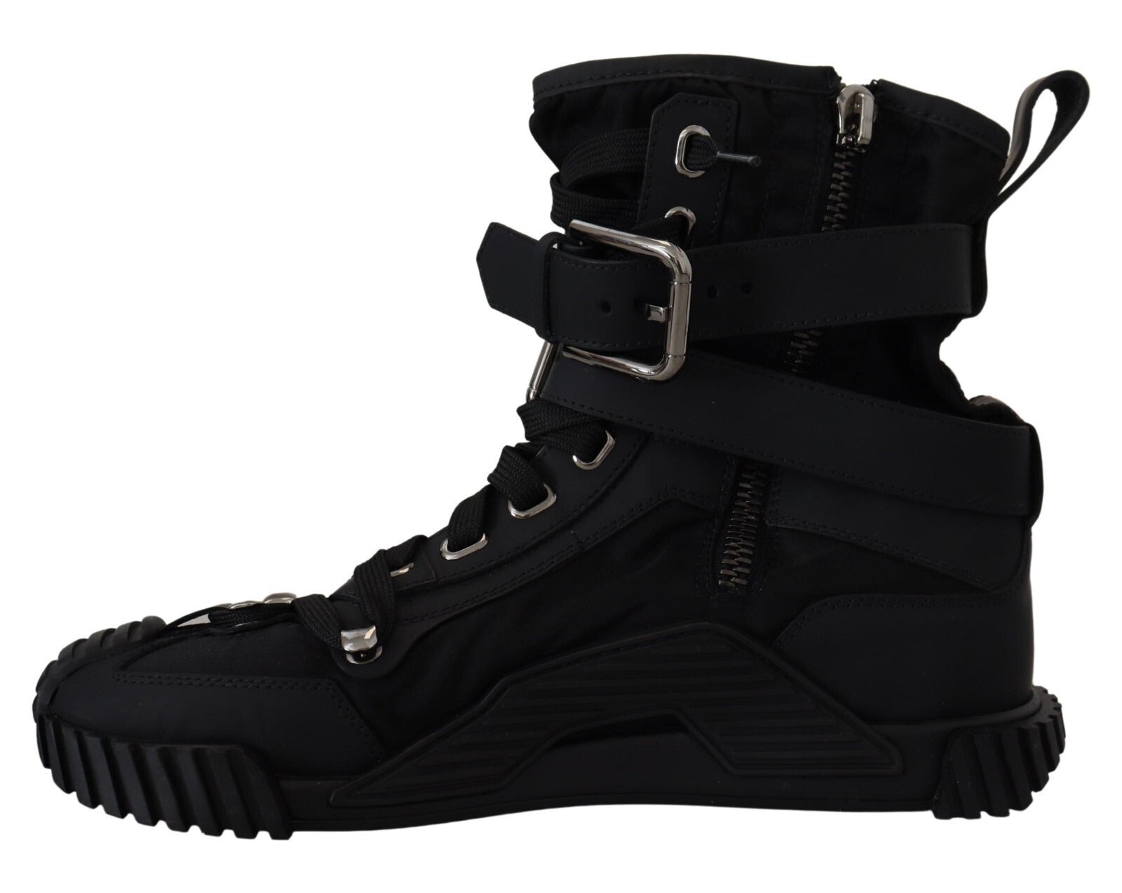 Sorrento Sneakers Nylon Black High Top Shoes