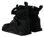 Sorrento Sneakers Nylon Black High Top Shoes