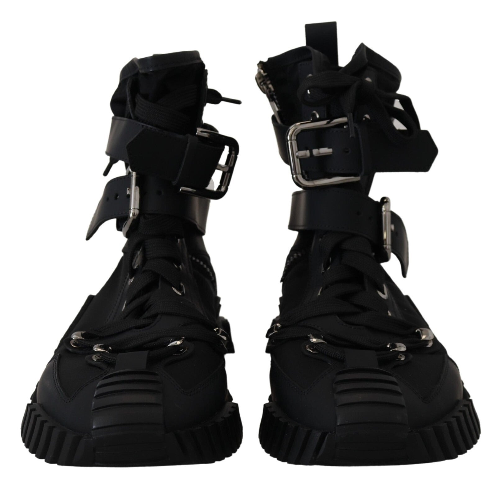 Sorrento Sneakers Nylon Black High Top Shoes
