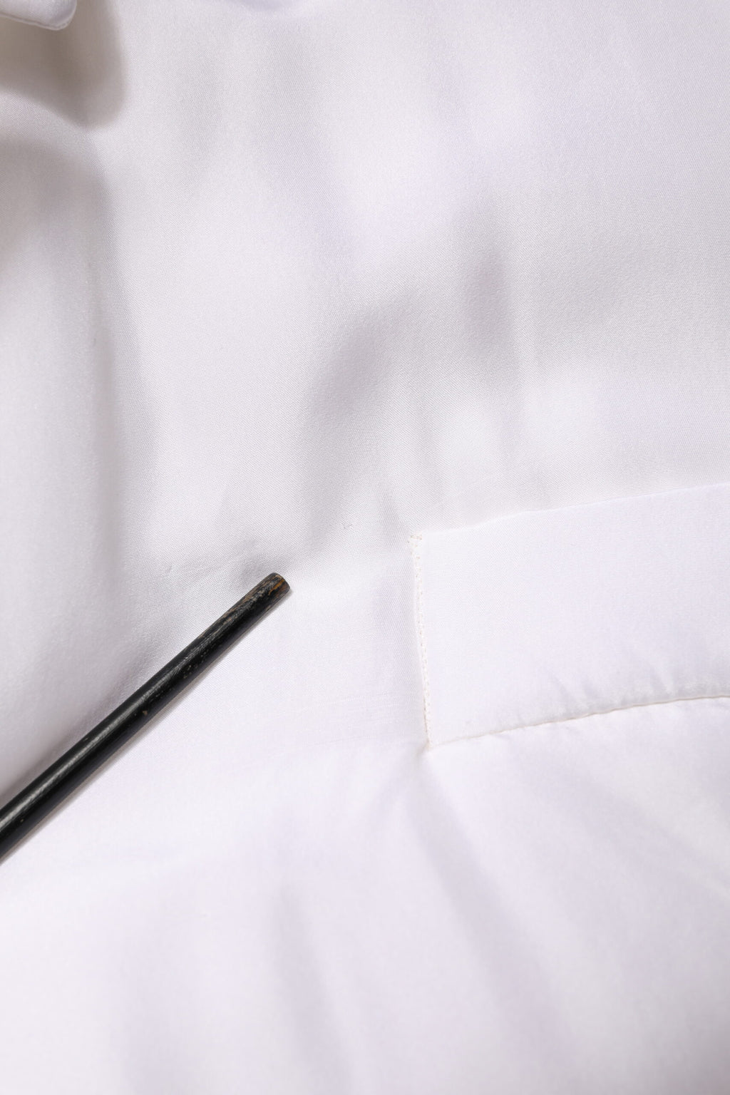 White Silk Padded Parka Men Coat Jacket