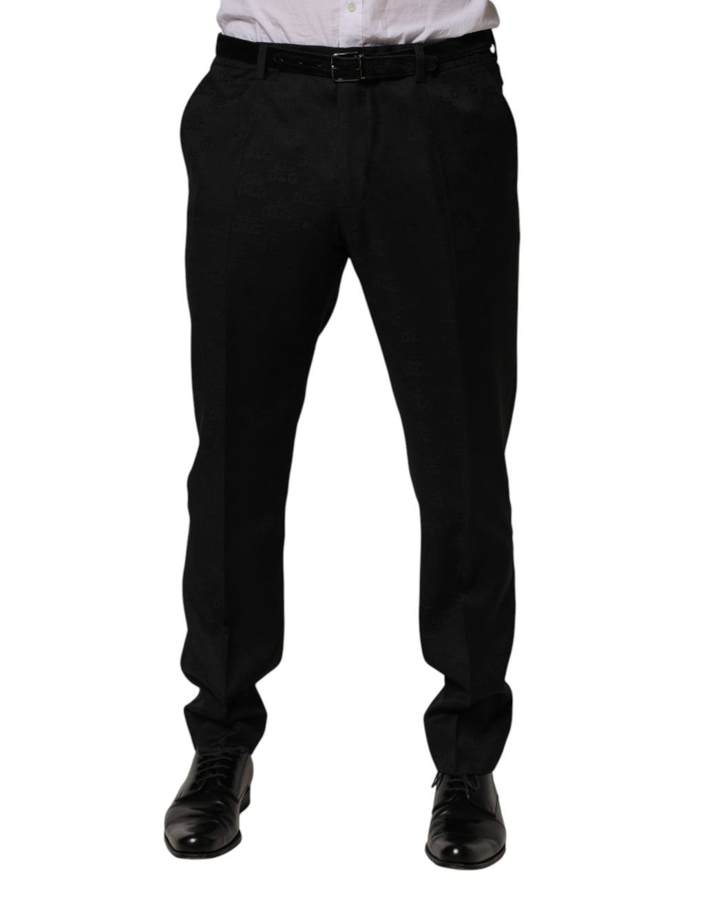 Black Wool Skinny Dress Formal Trouser Pants