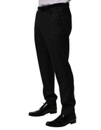 Black Wool Skinny Dress Formal Trouser Pants