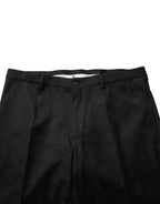 Black Wool Skinny Dress Formal Trouser Pants
