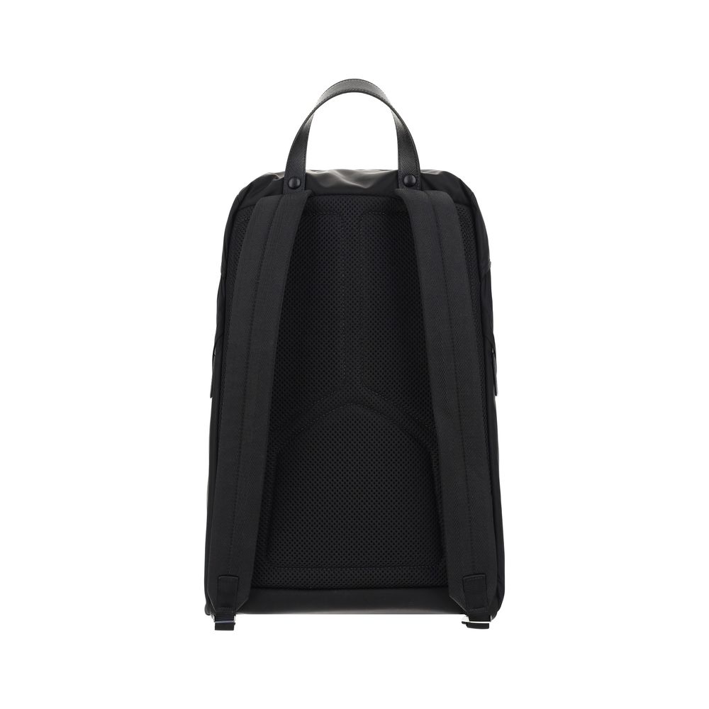 Black Nylon Backpack