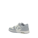 Gray Polyester Low Top Sneakers