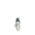 White Rubber Low Top Sneakers
