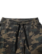 Brown Camouflage Cotton Jogger Trouser Pants