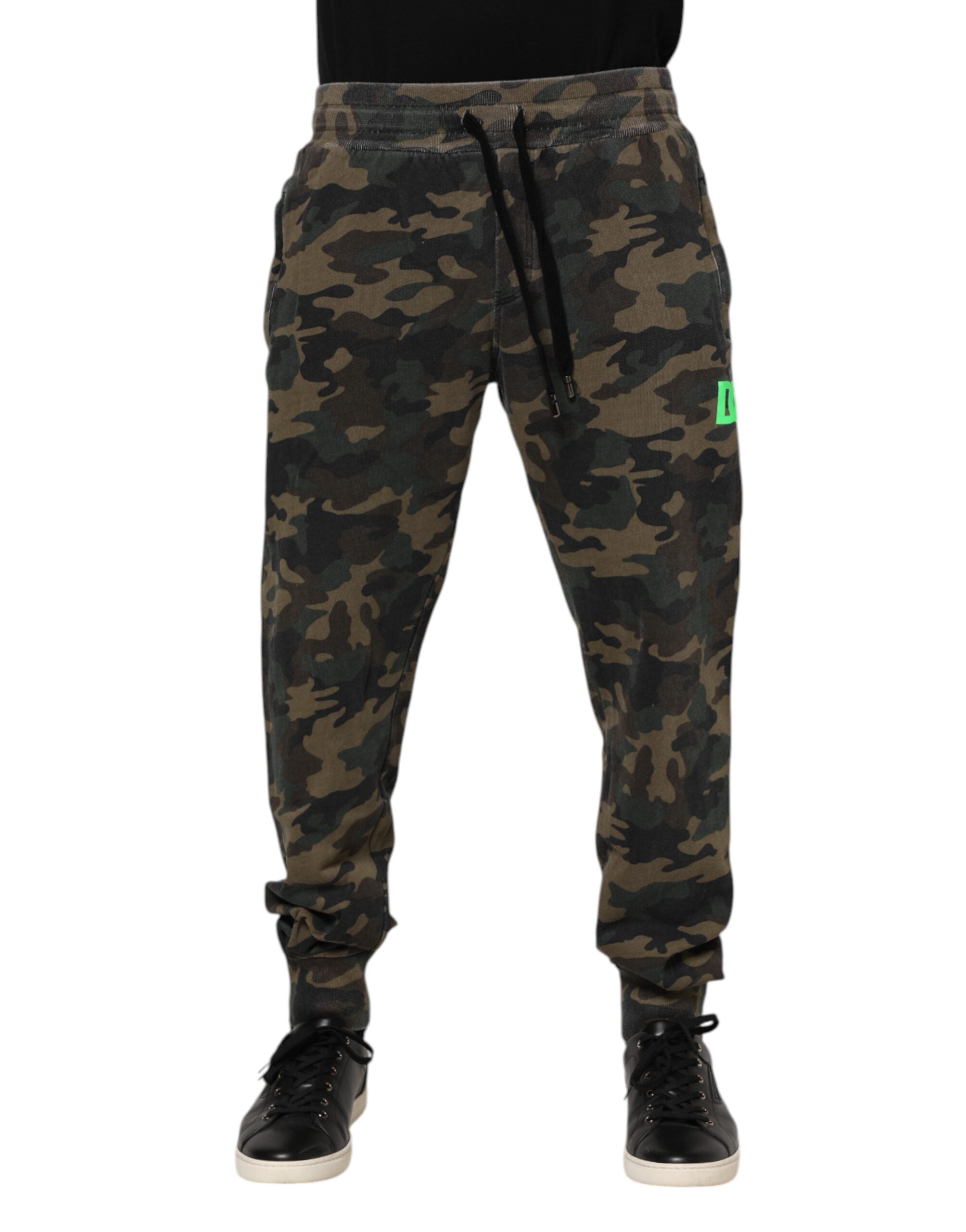 Brown Camouflage Cotton Jogger Trouser Pants