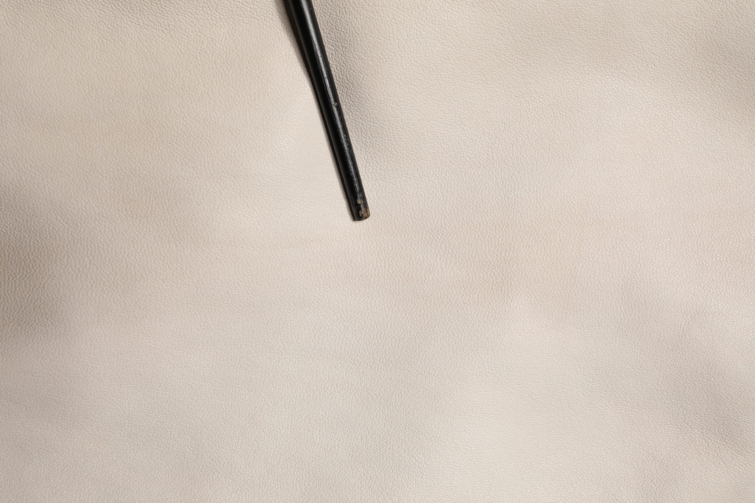 Beige Leather Button Down Men Casual Shirt