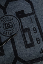 Blue Cotton Logo Hooded Sweatshirt  Sweater