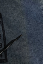 Blue Cotton Logo Hooded Sweatshirt  Sweater