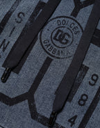 Blue Cotton Logo Hooded Sweatshirt  Sweater