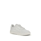 White Calf Leather Bos Taurus Low Top Sneakers