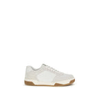 White Calf Leather Bos Taurus Athletic Sneakers