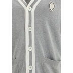 Gray Cotton Cardigan