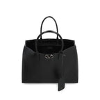 Black Calfskin Tote Bag