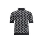 Black Wool Pattern Shirt