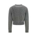 Gray Wool Cardigan