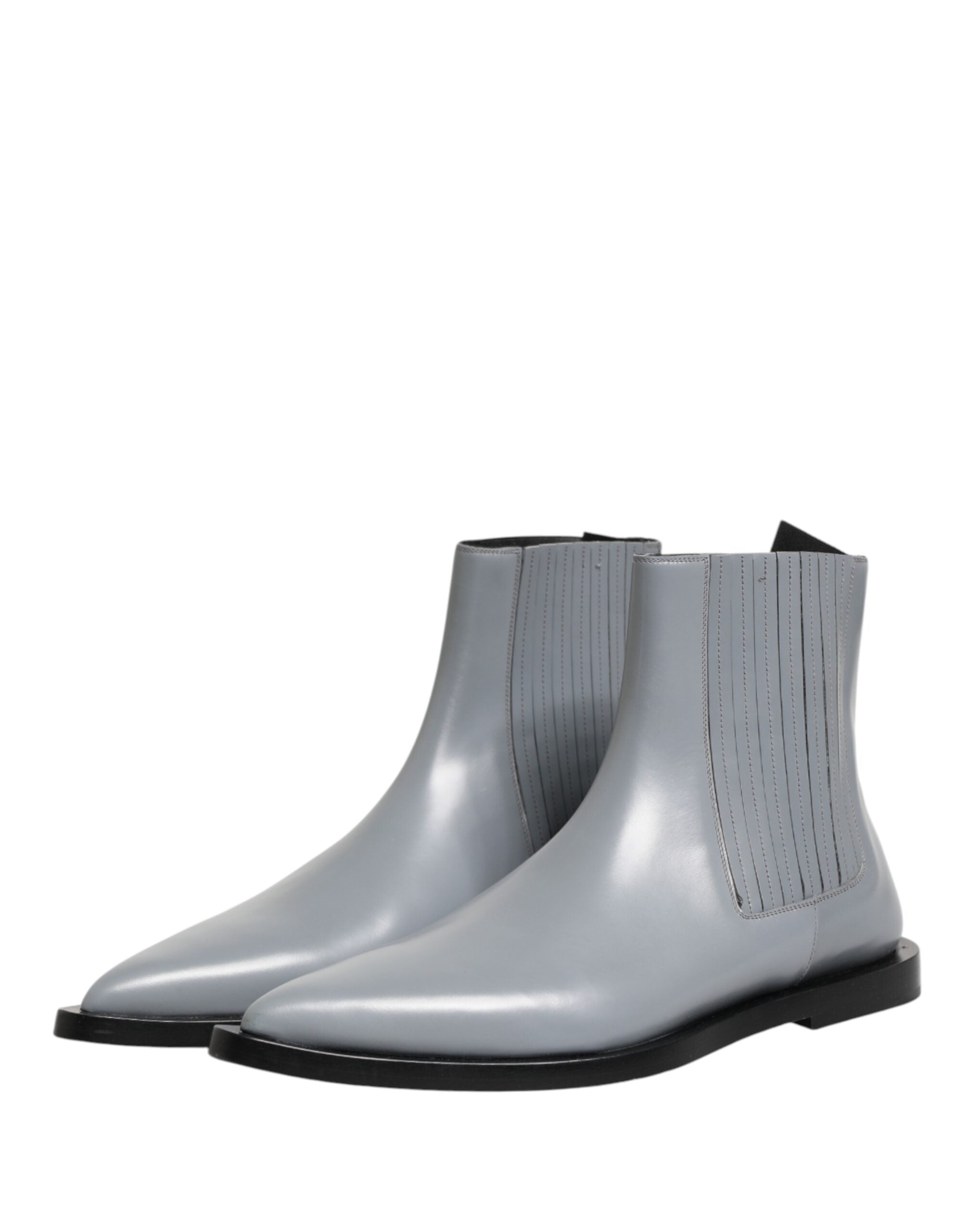 Light Gray Chelsea Short Ankle Boots Shoes