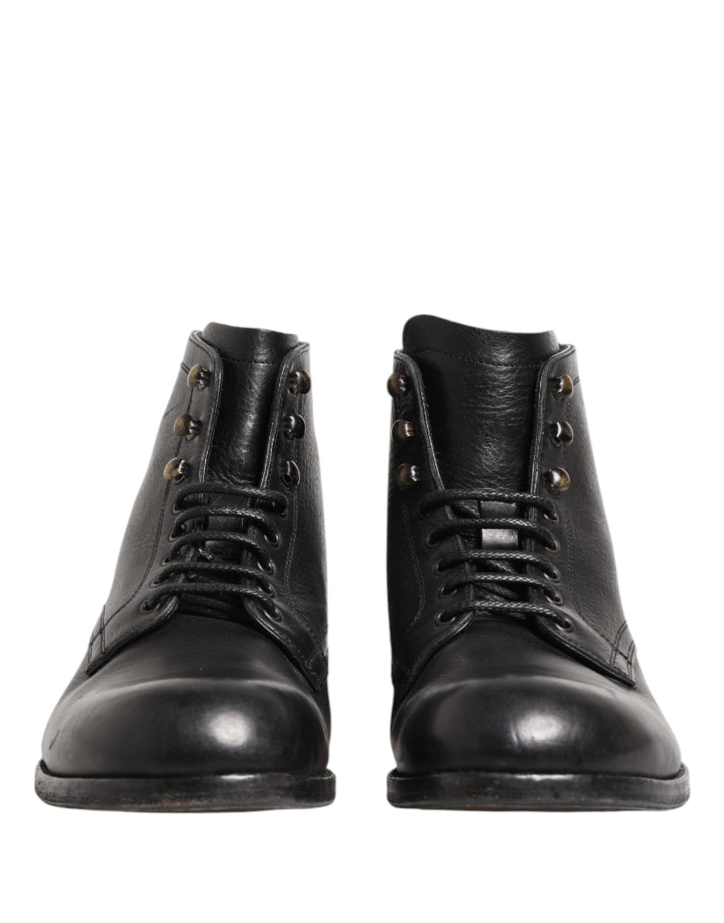 Black Lace Up Short Ankle Boots Men Shoes