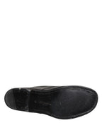 Black Lace Up Short Ankle Boots Men Shoes