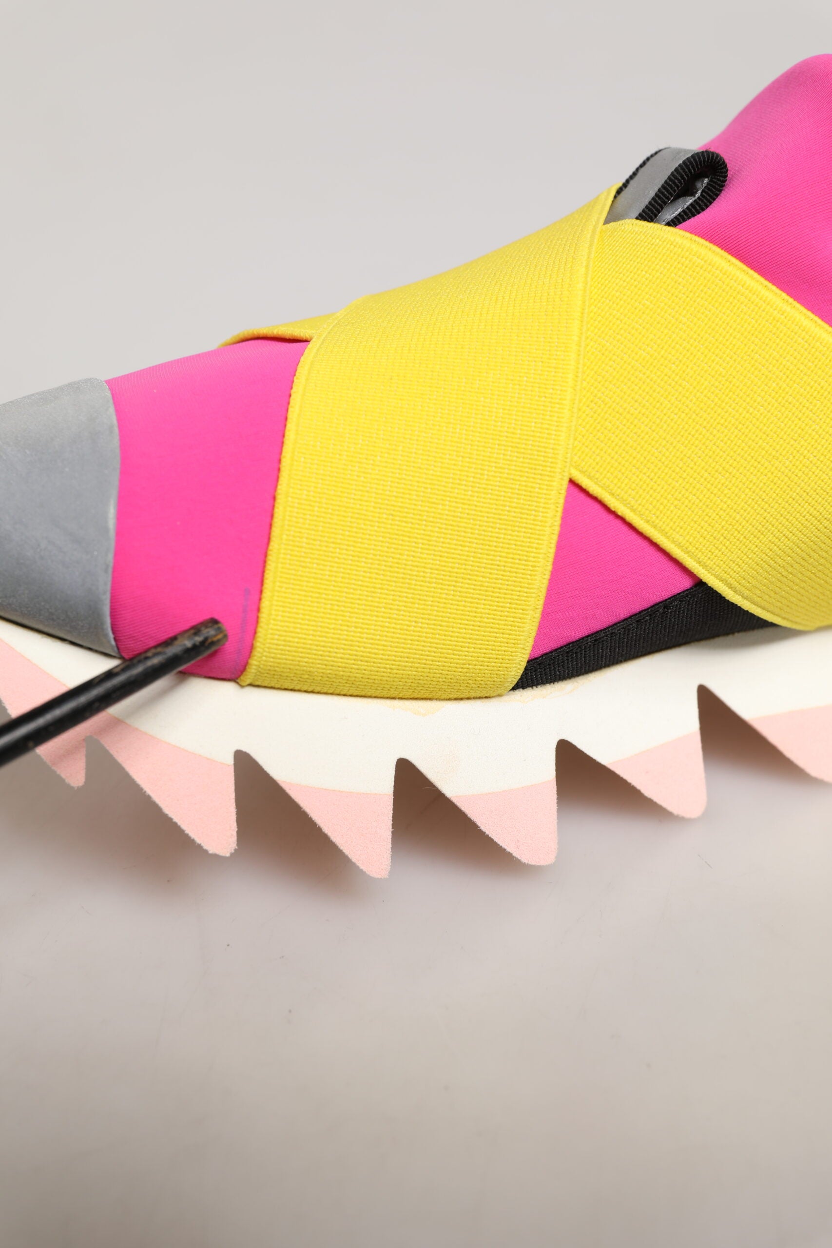 Multicolor Neoprene Elastic Ibiza Sneakers Shoes