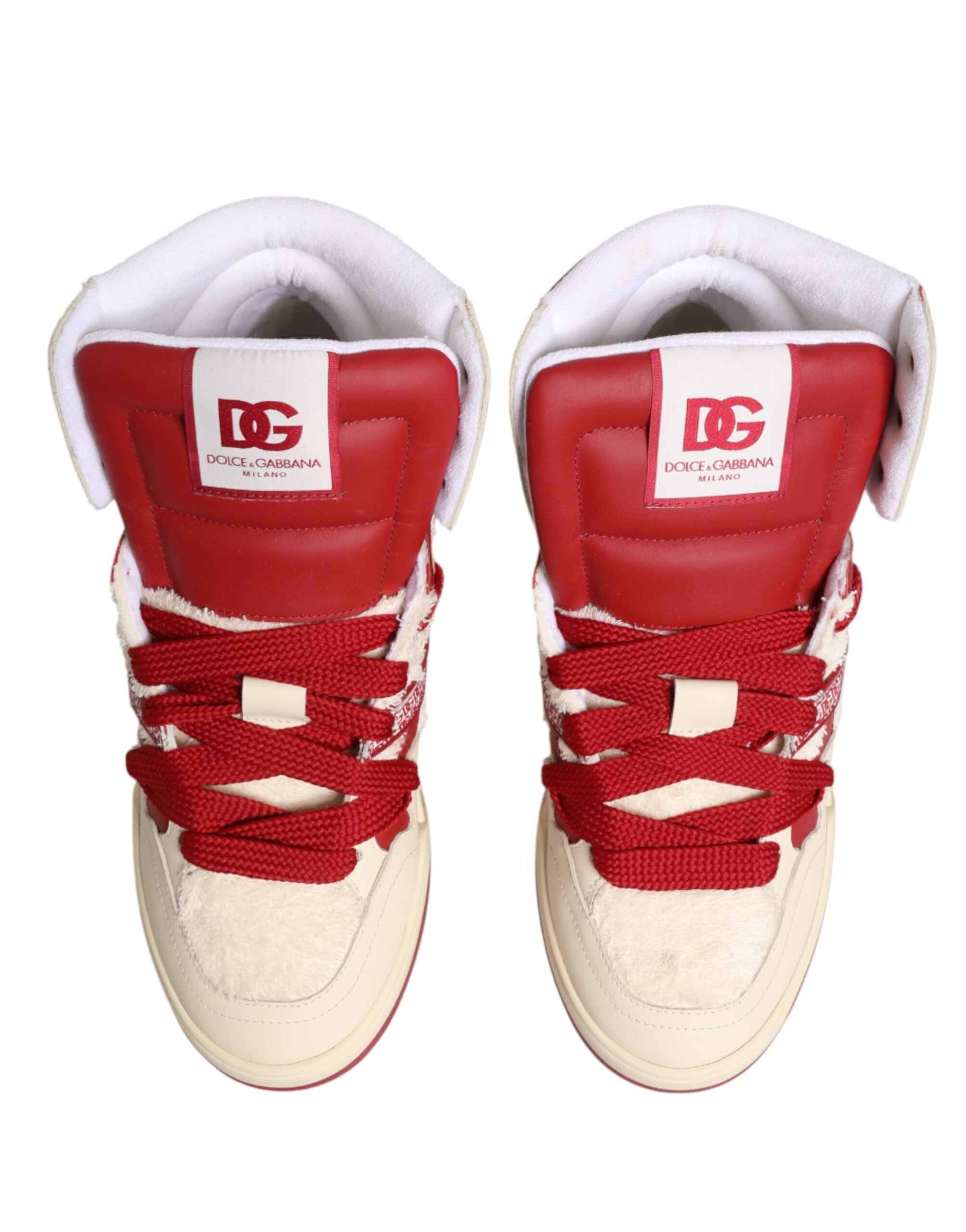 White Red Custom 2.Zero High Top Men Sneakers Shoes