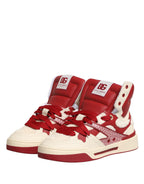 White Red Custom 2.Zero High Top Men Sneakers Shoes