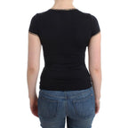 Black Elastane Top