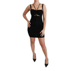 Black Viscose Cocktail Dress