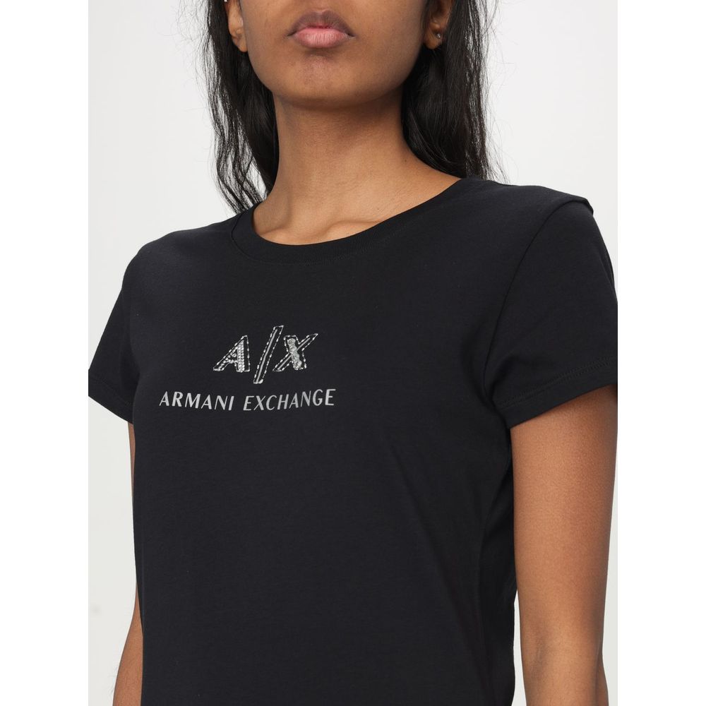 Black Cotton T-Shirt