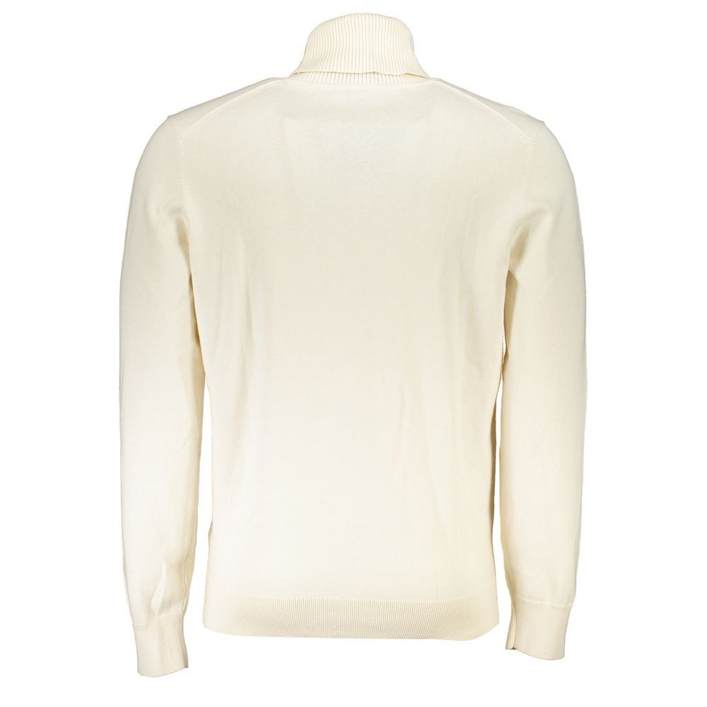 White Cotton Turtleneck