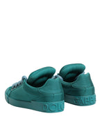 Teal Portofino Men Low Top Sneakers Shoes