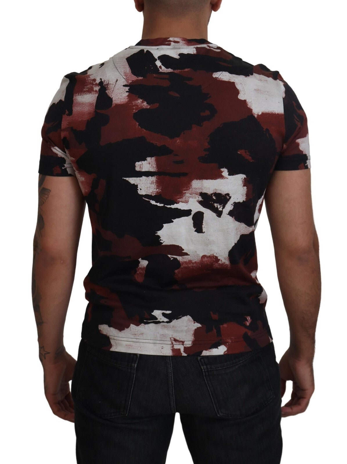 Multicolor Tie Dye Cotton Crew Neck T-shirt