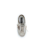 White Calf Leather Bos Taurus Low Top Sneakers