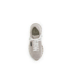 Gray Calf Leather Bos Taurus Chunky Sneakers
