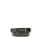 Black Goatskin Regular Belt