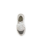 Gray Cotton Athletic Sneakers