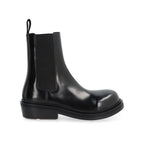 Black Calfskin Chelsea Boots