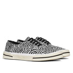 Black Canvas Low Top Sneakers