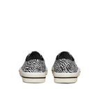 Black Canvas Low Top Sneakers