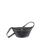 Black Calfskin Belt Bag