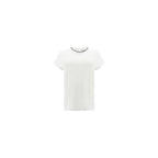 White Elastane T-Shirt