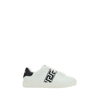 White Calf Leather Bos Taurus Low Top Sneakers