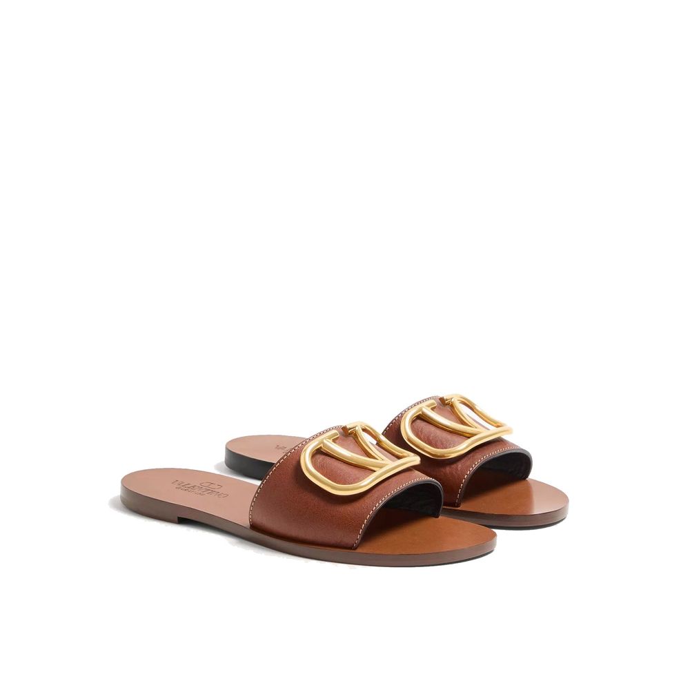 Brown Calfskin Sandals