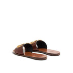 Brown Calfskin Sandals
