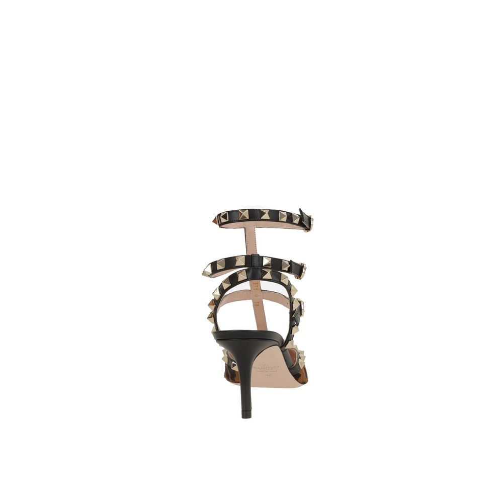 Black Calfskin High Heel Pumps